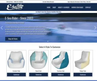 E-Searider.com(Bean Bags For Boats) Screenshot