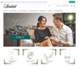 E-Sentiell.com(Biżuteria srebrna i złota) Screenshot