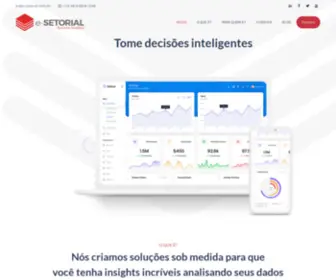 E-Setorial.com.br(Nós criamos soluções de Business Intelligence) Screenshot