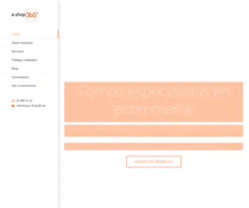 E-Shop360.es(Desarrollo y diseño de tiendas online) Screenshot
