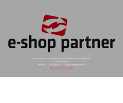 E-Shoppartner.cz(E-shop partner) Screenshot