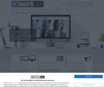 E-Sort.net(➤ Empresa Diseño Web Madrid) Screenshot