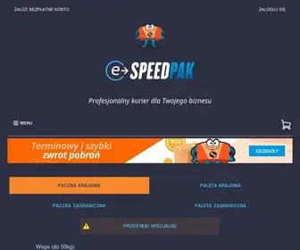 E-Speedpak.net(Tanie paczki krajowe na) Screenshot