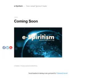 E-Spiritism.org(Your virtual Spiritist Center) Screenshot