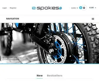 E-Spokes.eu(Stainless steel spokes cutted to proper size for bicycles) Screenshot