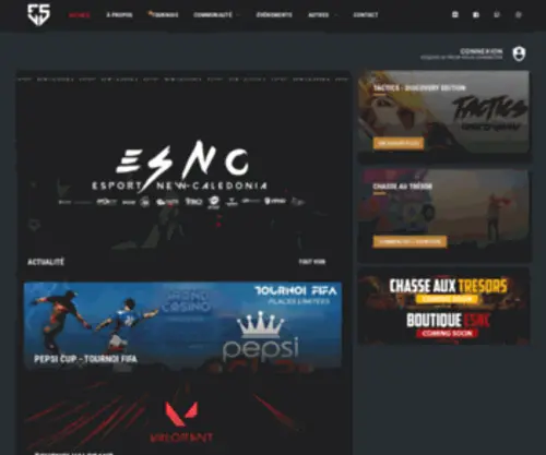 E-Sport.nc(ESPORT NC) Screenshot