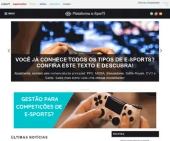 E-Sporti.com.br(Plataforma e) Screenshot