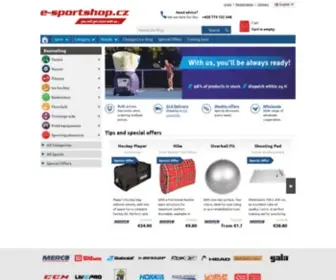 E-Sportshop.cz(E Sportshop) Screenshot