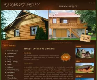 E-Sruby.cz(Sruby a roubenky k pronájmu) Screenshot