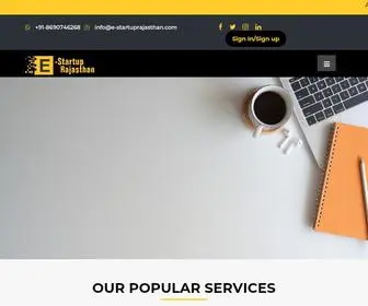 E-Startuprajasthan.com(E-startup Rajasthan) Screenshot