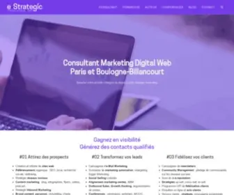 E-Strategic.fr(Agence Marketing Digital) Screenshot