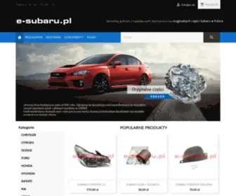 E-Subaru.pl(Sklep) Screenshot