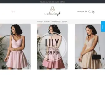E-Sukienki.pl(Sukienki sklep internetowy online) Screenshot