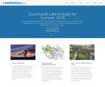 E-Sunshinecoast.com.au(Sunshine Coast's Local Search Directory) Screenshot