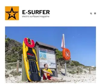 E-Surfer.com(Electric Surfboard Magazine) Screenshot