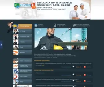 E-Szkoleniakursybhp.pl(Szkolenie BHP Kurs BHP w Internecie Szkolenia BHP on) Screenshot