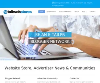 E-Tailwebstores.com(Etailwebstores Website Build) Screenshot