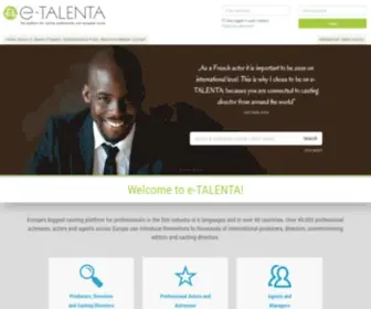 E-Talenta.eu(E‑TALENTA) Screenshot