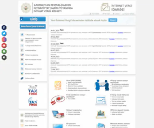 E-Taxes.gov.az(İnternet) Screenshot