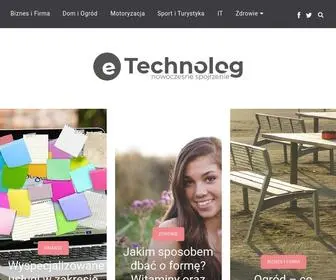 E-Technolog.pl(Nowoczesne publikacje) Screenshot