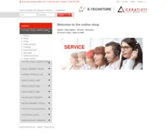 E-Techstore.com(CERATIZIT E) Screenshot