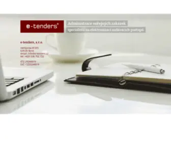 E-Tenders.cz(E-tenders, s.r.o) Screenshot