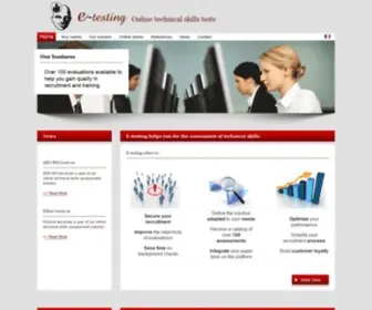 E-Testing.fr(Plateforme) Screenshot