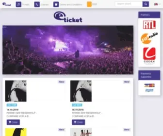 E-Ticket.lu(Ticket Service) Screenshot