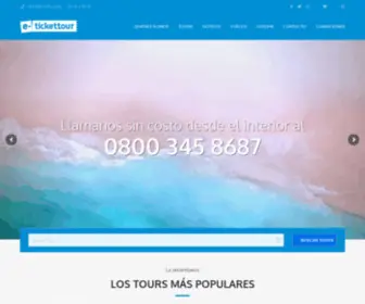 E-Tickettour.com(Agencia de Viajes y Turismo) Screenshot