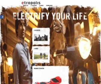 E-Tropolis.com(The specialist in electric mobility) Screenshot