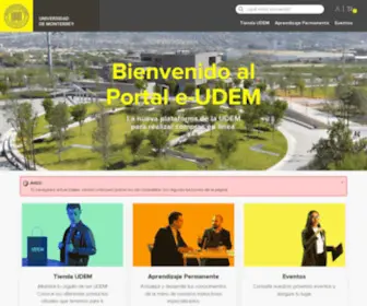 E-Udem.mx(E Udem) Screenshot