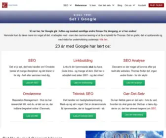 E-Universe.dk(Danmarks ældste og stærkeste SEO bureau ✅ Etableret 1998) Screenshot