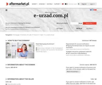 E-Urzad.com.pl(Cena domeny: 700 PLN (do negocjacji)) Screenshot