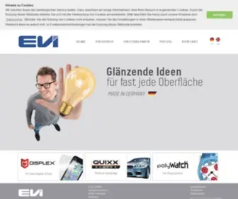 E-V-I.de(Entwicklung, Vertrieb, Innovation) Screenshot