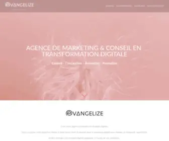 E-Vangelize.fr(Votre prochain client est en ligne) Screenshot