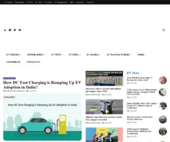 E-Vehicleinfo.com(Electric Vehicle Info) Screenshot