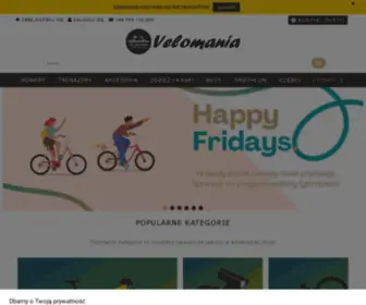 E-Velomania.pl(Sklep rowerowy online) Screenshot