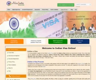 E-Visaindia.com(Official Indian Visa Online) Screenshot
