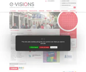 E-Visions.fr(FESPA France) Screenshot