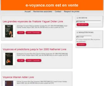 E-Voyance.com(E Voyance) Screenshot