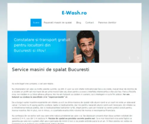 E-Wash.ro(Service masini de spalat Bucuresti) Screenshot
