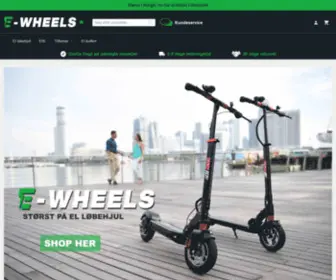 E-Wheels.dk(El løbehjul) Screenshot