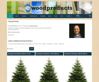 E-Woodproducts.nl(Picknicktafels van E) Screenshot