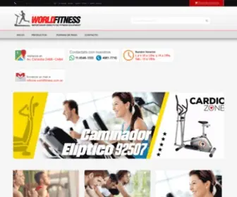 E-Worldfitness.com.ar(Fitness, equipos de fitness, cintas para correr, cintas para caminar, bicicletas fijas, bicicletas fitness, bicicletas de spinning, elipticos, multigyms, bici fija) Screenshot