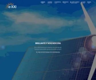 E-XXI.com(Paneles solares) Screenshot