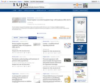 E-Yujm.org(Yeungnam University Journal of Medicine) Screenshot