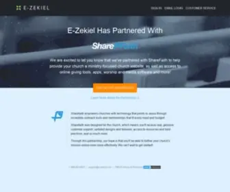 E-Zekielcms.com(ShareFaith Partnership) Screenshot