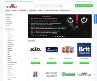 E-Zoo.lt(Sunu maistas) Screenshot