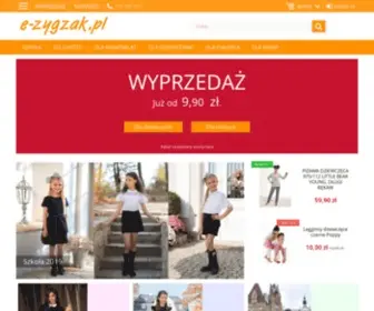 E-ZYgzak.pl(Sklep z ubrankami dla dzieci) Screenshot