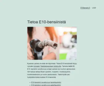 E10Bensiini.fi(E10) Screenshot